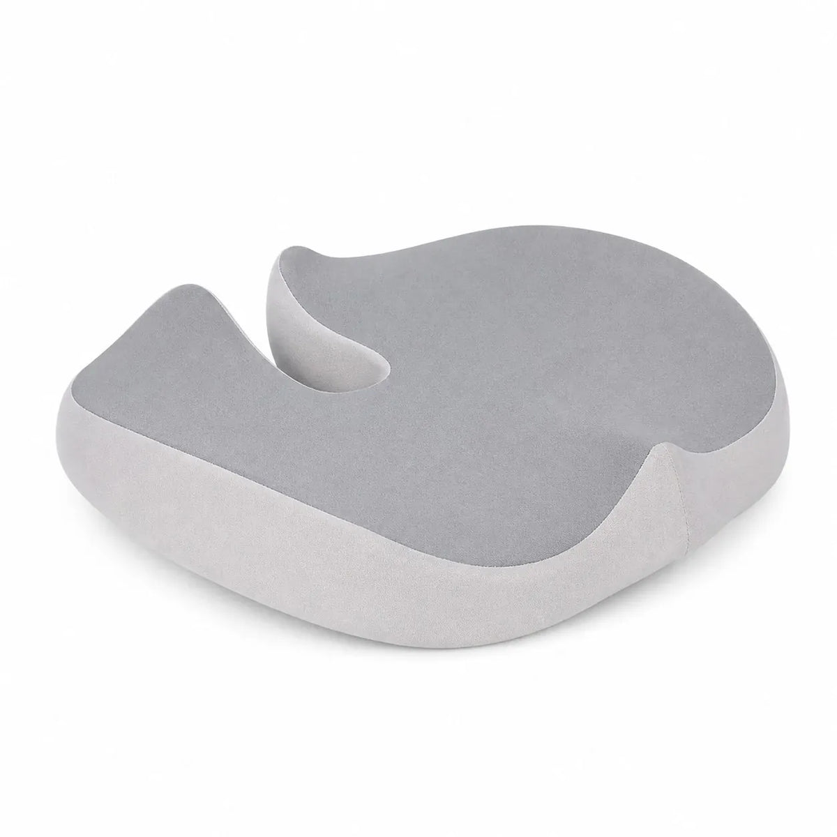 Ergonomisk sittdyna i grått minnesskum