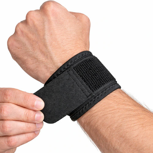 Atletische polsbrace met flexibele steun voor training