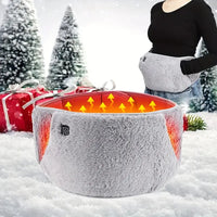 Draagbare taille- en handwarmer met gelijkmatige warmteverdeling