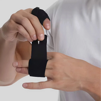 Vinger-compressiesteun met verstelbare pasvorm