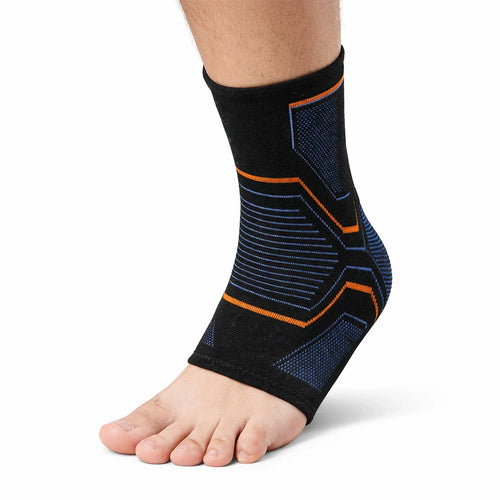 Compressiekous tegen fasciitis plantaris met voetboogsteun