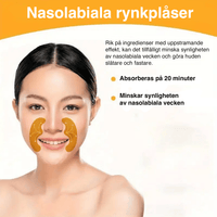 Rimpelgladmakende pleisters voor neus en lippen – 10-pack