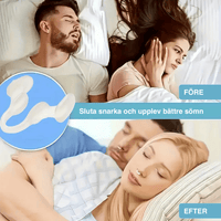 Zachte siliconen neusclips tegen snurken – 2-pack