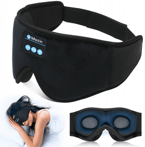 Slaapmasker met Bluetooth-koptelefoon voor een ontspannen slaap