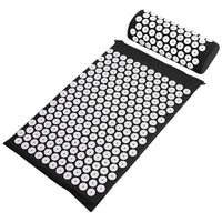 Acupressuur-spijkermat met ergonomisch nekkussen voor ontspanning