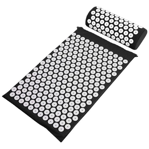 Acupressuur-spijkermat met ergonomisch nekkussen voor ontspanning