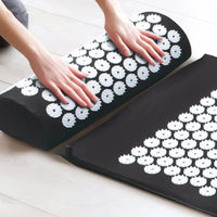 Acupressuur-spijkermat met ergonomisch nekkussen voor ontspanning