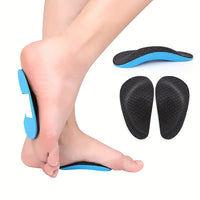 Ademende voetboog-inlegzolen met steun – 2-pack
