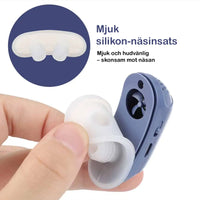 Elektrisch anti-snurkapparaat met neusstimulatie
