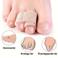 Herbruikbare teensteunen en vingerbandjes voor stabilisatie – 5-pack