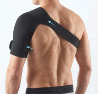 Schouderbrace met compressiemouwen voor stabiliteit en ontlasting