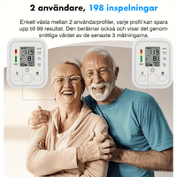 Digitale bloeddrukmeter met geheugenfunctie voor 99 metingen