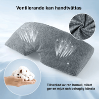 DreamShade zacht slaapmasker van katoen met verstelbare band