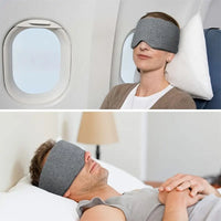 DreamShade zacht slaapmasker van katoen met verstelbare band