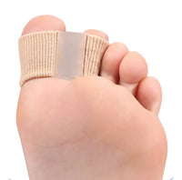 Dubbel tåseparerare för hallux valgus – mjukt silikon, 2-pack