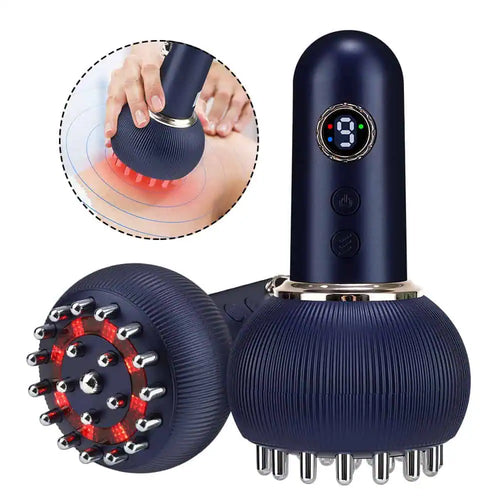 Elektrisch gua sha-massageapparaat met warmte en trilling