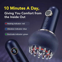 Elektrisch gua sha-massageapparaat met warmte en trilling