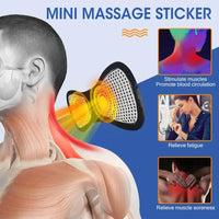 Draadloos EMS-massageapparaat met verstelbare intensiteitsniveaus