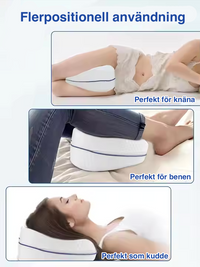 Ergonomisch beensteunkussen van traagschuim voor zijslapers
