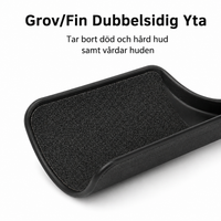 Ergonomische eeltvijl met gebogen ontwerp voor hielverzorging