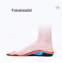 Ergonomische inlegzolen met voetboogsteun en schokdemping