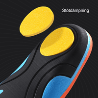 Ergonomische inlegzolen met voetboogsteun en schokdemping