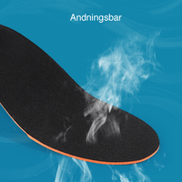 Ergonomische inlegzolen met voetboogsteun en schokdemping
