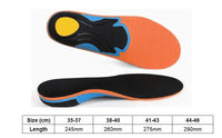 Ergonomische inlegzolen met voetboogsteun en schokdemping