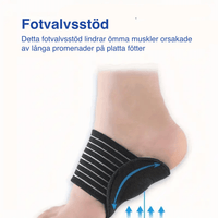Ergonomische voetboogsteun – 2-pack