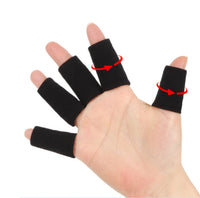 Zachte vinger-compressiehulzen met steun – 10-pack