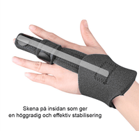 Vingerspalk met polssteun voor stabilisatie