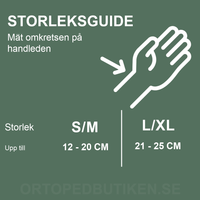 Flexibele polsbrace met verstelbare band voor stabiliteit