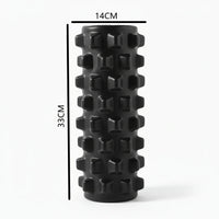 Foam roller met gestructureerd oppervlak voor rug, nek en schouders