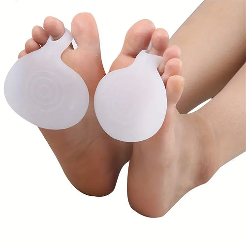 Zachte voorvoetbescherming van silicone – schokdempend 2-pack