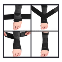 Enkelbrace met compressie en verstelbare sluitband