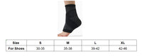 Enkelbrace met compressie en verstelbare sluitband