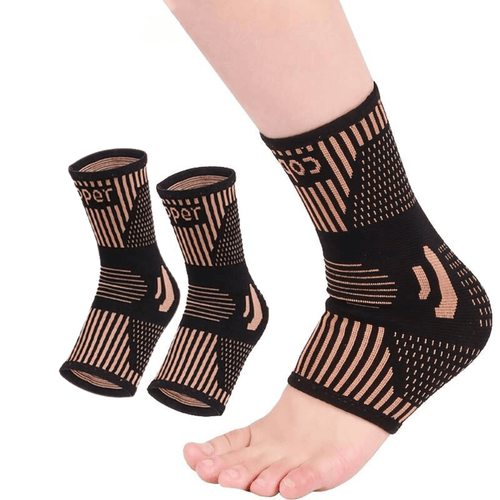 Compressiekousen voor enkelsteun – 2-pack