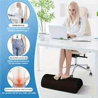 Ergonomische voetsteun met afneembare wasbare hoes