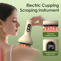 Gua sha-massageapparaat met roodlichttherapie en warmtefunctie