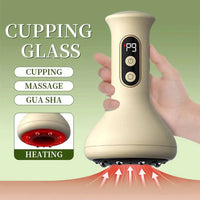 Gua sha-massageapparaat met roodlichttherapie en warmtefunctie