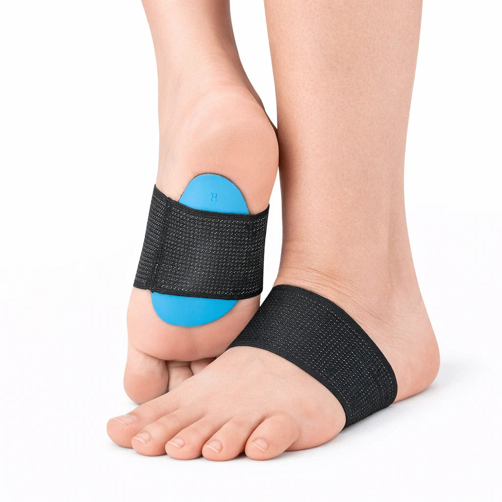 Hålfotsstöd med gelinsats för mjuk avlastning (2-pack)