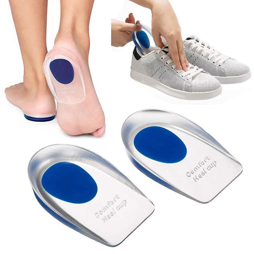 Hielinlegzolen van siliconengel voor hielspoor – 2-pack