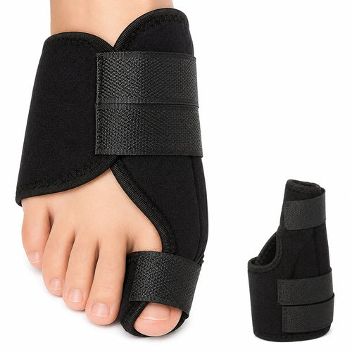 Hallux valgus nattstöd med justerbara remmar (2 st)