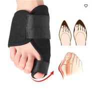 Verstelbare hallux valgus nachtspalk met bandjes (2-pack)