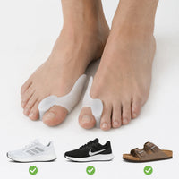 Zachte teenspreider bij hallux valgus – 2-pack
