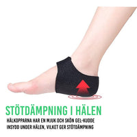 Hielbescherming met elastische band voor ontlasting – 2-pack