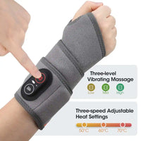 Polsband met roodlichttherapie, warmte en trilmassage
