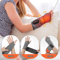 Polsband met roodlichttherapie, warmte en trilmassage