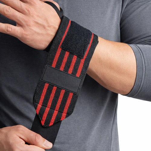 Verstelbare polsbraces met compressie voor training (2-pack)