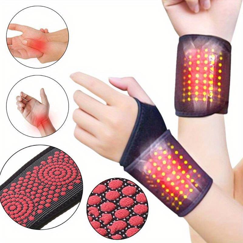 Polsbrace met verwarmende compressie en klittenband